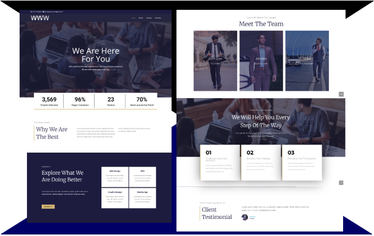 WWW Corporate Website view 2